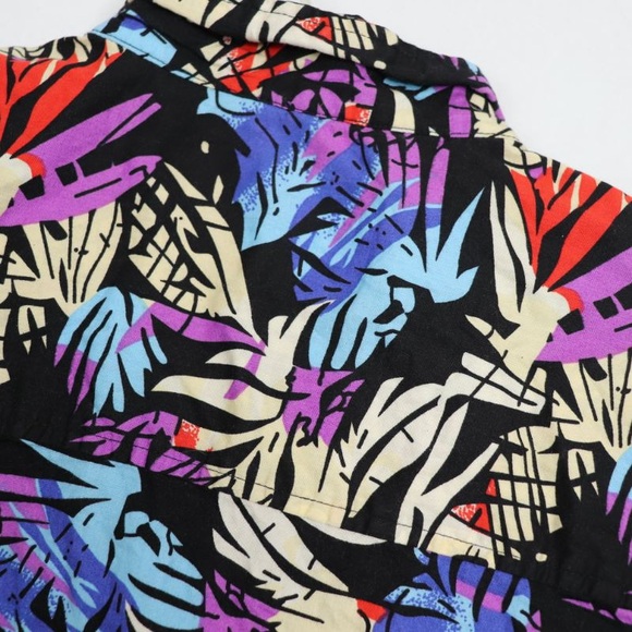 Soul Star England Shirt Men’s XL Hawaiian Button Up Collared Tropical Holiday - Picture 4 of 8